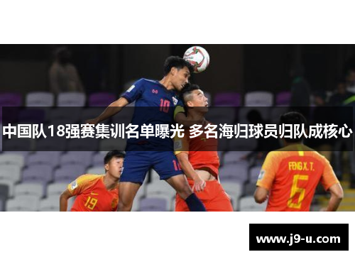 中国队18强赛集训名单曝光 多名海归球员归队成核心